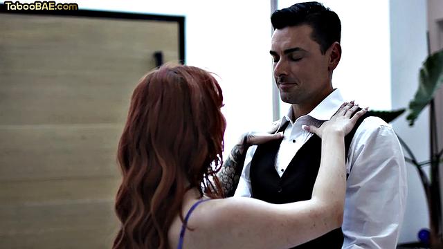 Stunning redhead doggyfucked by BF