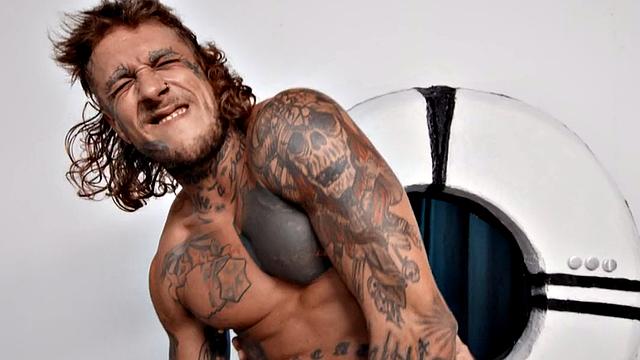 Tattooed jock barebacked by doctor after exam