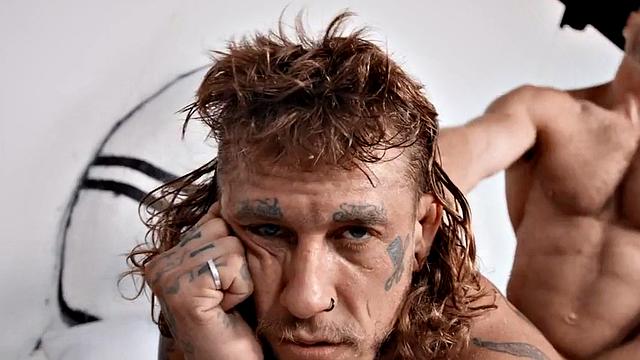 Tattooed jock barebacked by doctor after exam