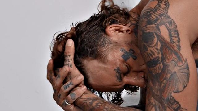 Tattooed jock barebacked by doctor after exam