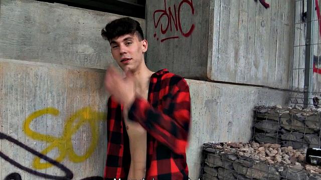 Pilled stud fucked by gay dude for cash outdoor