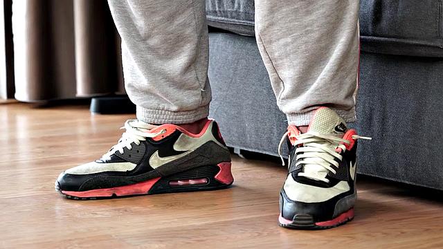 Solo perverted nympho jerks his big dick