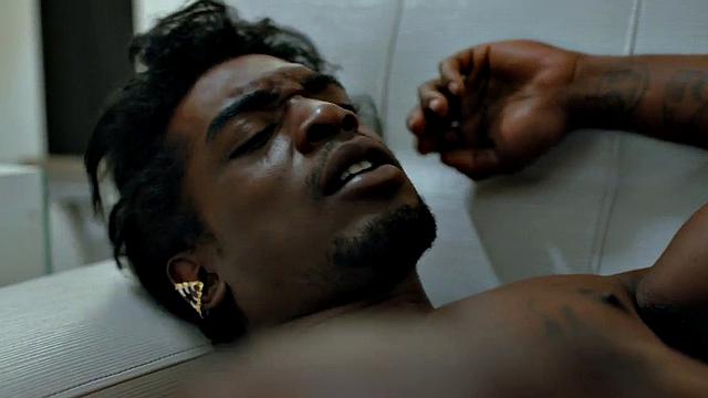 Ethnic Black bottom plowed by his BF in home anal sex