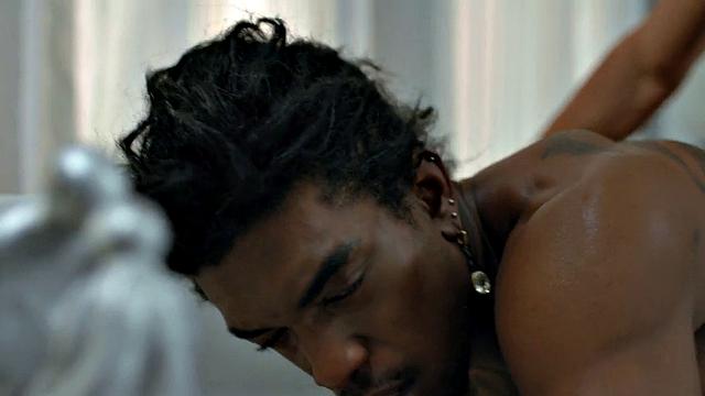 Ethnic Black bottom plowed by his BF in home anal sex