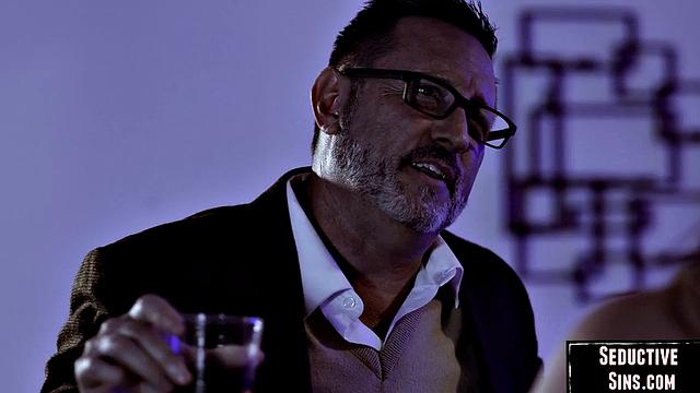 Cute blonde babe drilled by older BF