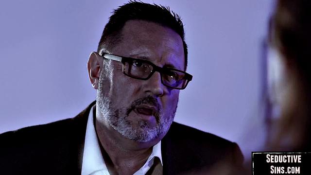 Cute blonde babe drilled by older BF