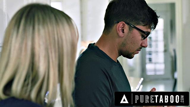 PURE TABOO Exchange Student Lilly Bell CAUGHT Stepmom Penny Barber Fucking Her Stepson!