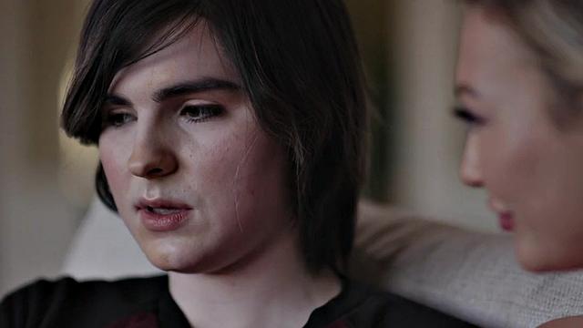 Trans drilling lesbian girlfriend in erotic couple