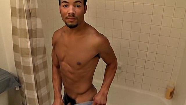 Hayden Taylor moans for more as he rides his dildo hard