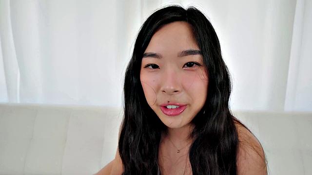 Throated - Asian Loves Big Cock In Her Mouth