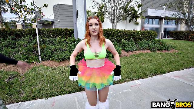 Raver Opal Gets On Bus To Fuck