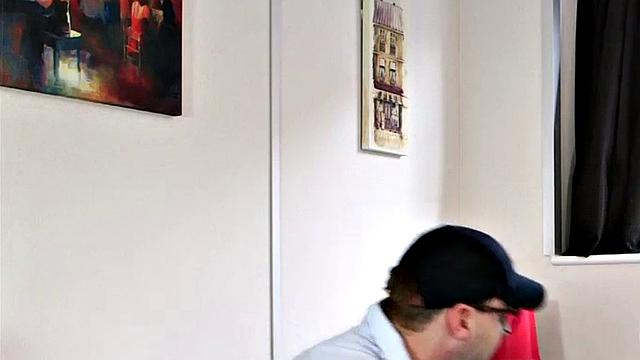 A British submissive boyfriend get dominated and wanked by his kinky micro dick femdom mistress