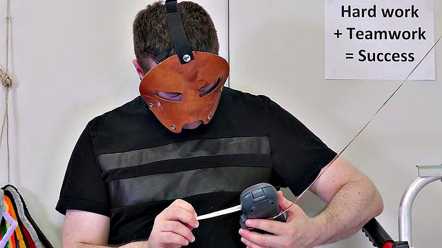 Throat submissive succumbs to dom