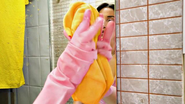 POV busty anal maid fucked by boss 4 cash after cocksucking