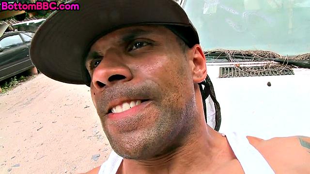 Black jock loves to be drilled