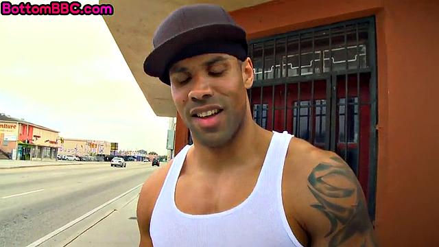 Black jock loves to be drilled