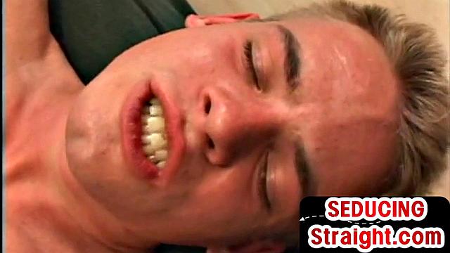 Real straight guy 1st time deepthroating and asslicking BFF