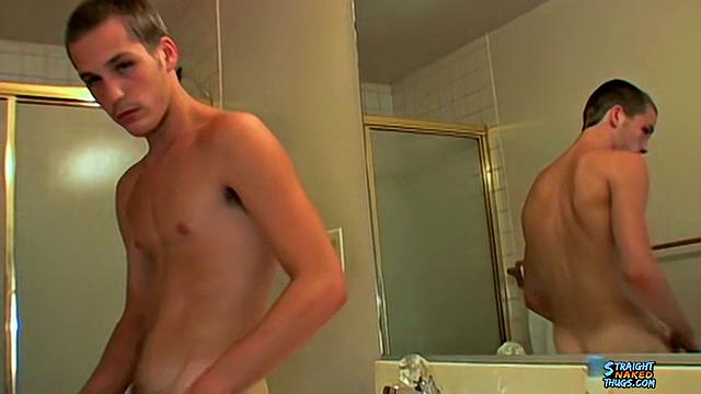 Hot, Young Badboy Gets Haircut and Jacks Off - Puppy