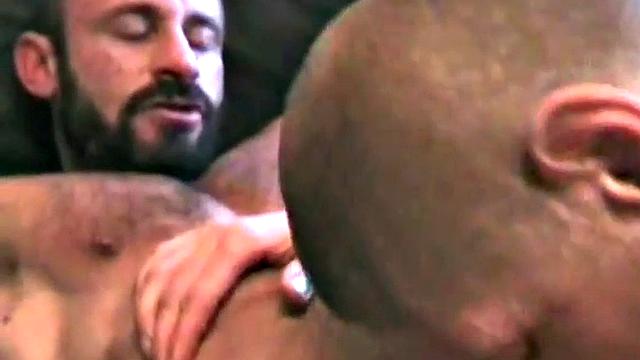 Muscular German DILF bareback fucks after getting sucked