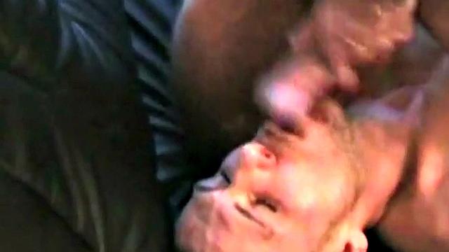 Muscular German DILF bareback fucks after getting sucked