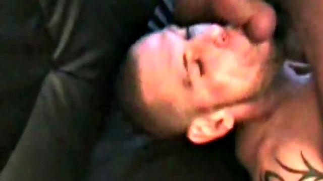 Muscular German DILF bareback fucks after getting sucked