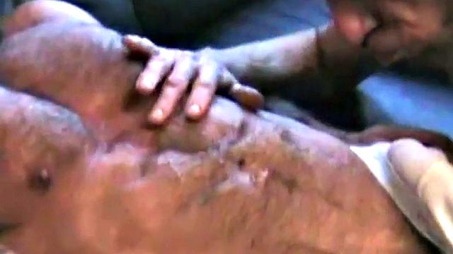 Muscular German DILF bareback fucks after getting sucked