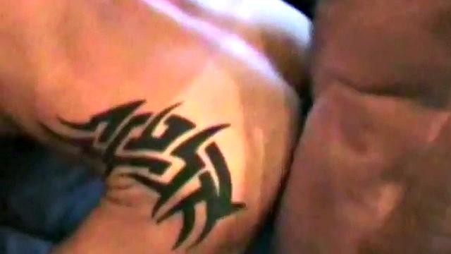 Muscular German DILF bareback fucks after getting sucked