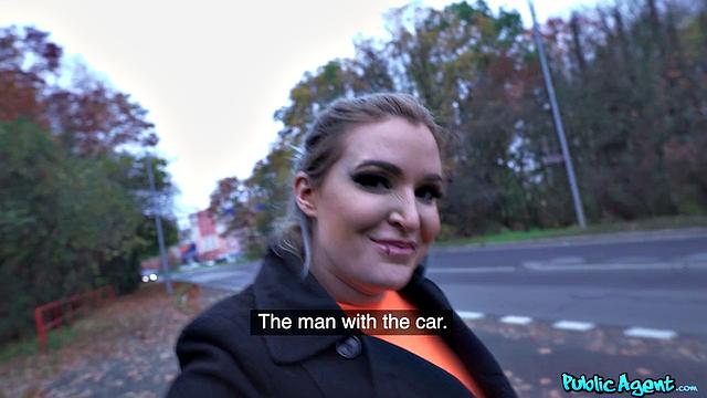 Tight Leather Trousers and Big Tits