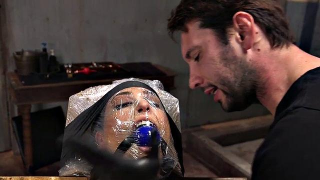 Bastinado session for submissive