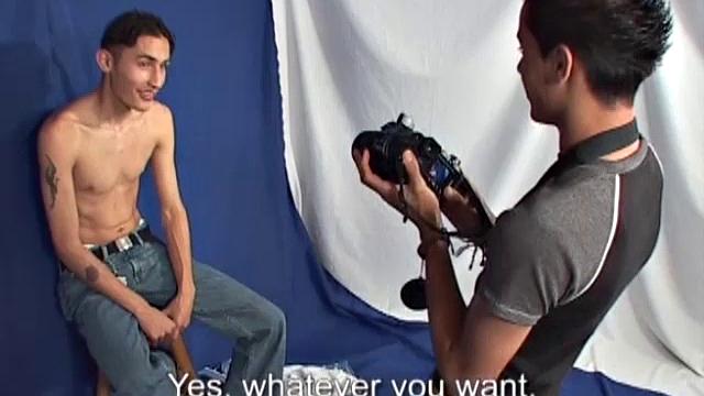 In this scene we find William out in the park with his camera looking for fresh meat. He spots Latin boy Junior and asks if he would like to model. Of course, this is William's favorite way of getting into a boy's pants and it works.