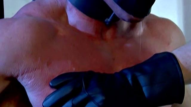 Muscle Guy Dripping With Drool - Dire Callahan &amp;amp; Derek Pain