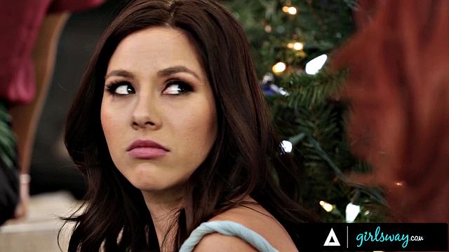 GIRLSWAY - Controlling Stepmom Reena Sky Is Haunted By The Spirit Of Christmas - 3