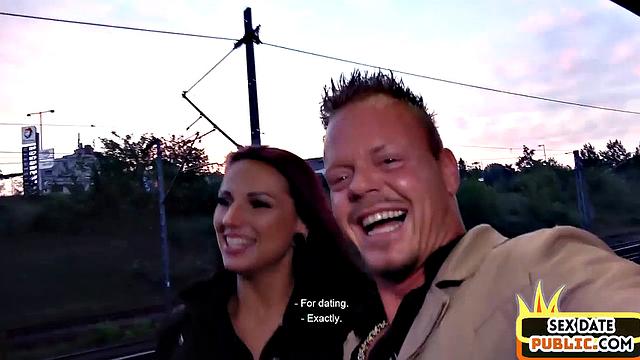 Pulled big ass bitch doggystyled outdoors