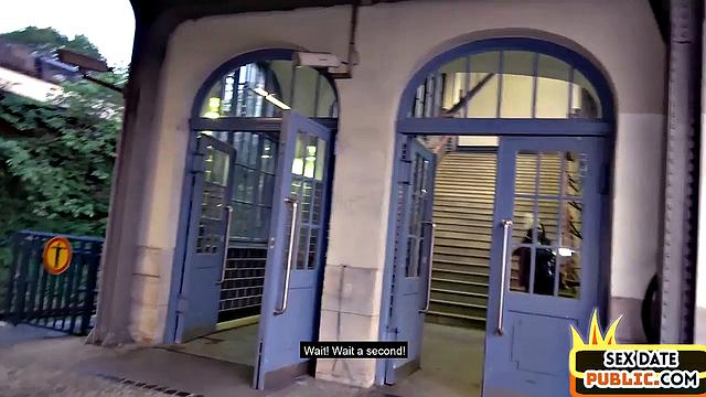 Pulled big ass bitch doggystyled outdoors