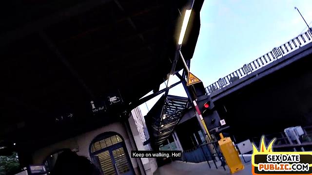 Pulled big ass bitch doggystyled outdoors