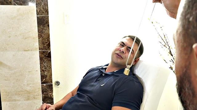 Mesmerized IR hunk barebacked by black doctor