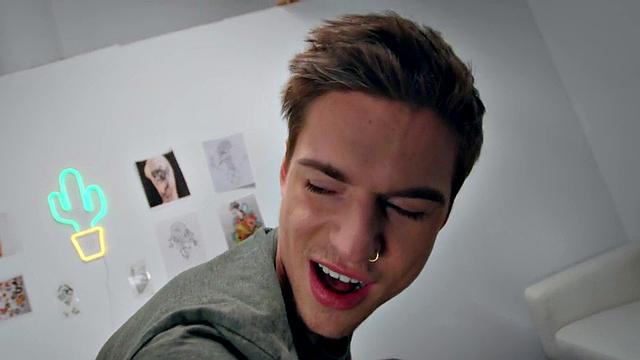 Seduced gay fucked by hardcore lover in tight ass