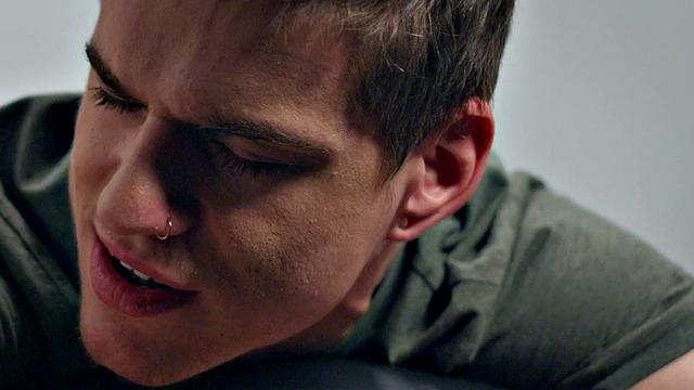 Seduced gay fucked by hardcore lover in tight ass