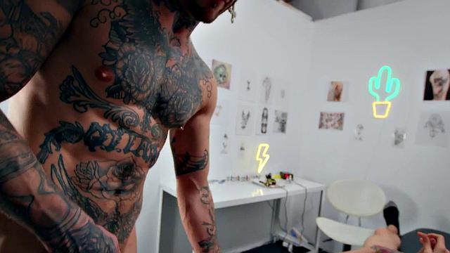 Seduced gay fucked by hardcore lover in tight ass