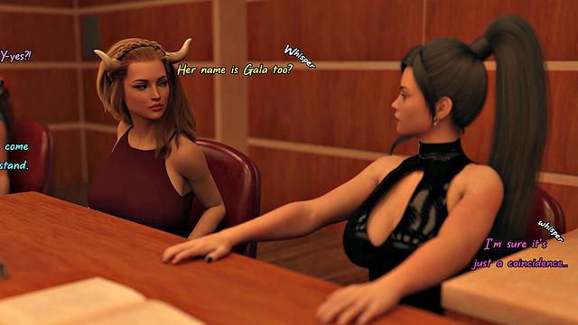 Futa3dX - Courthouse Futa Drama Turns To Hot JUICY Threesome