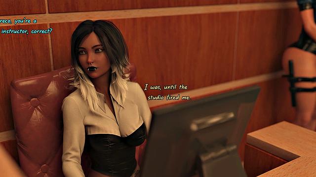 Futa3dX - Courthouse Futa Drama Turns To Hot JUICY Threesome