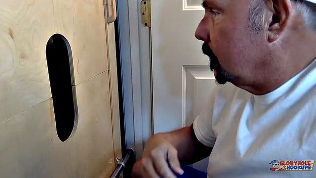 Fat Cock Gloryhole Blowjob