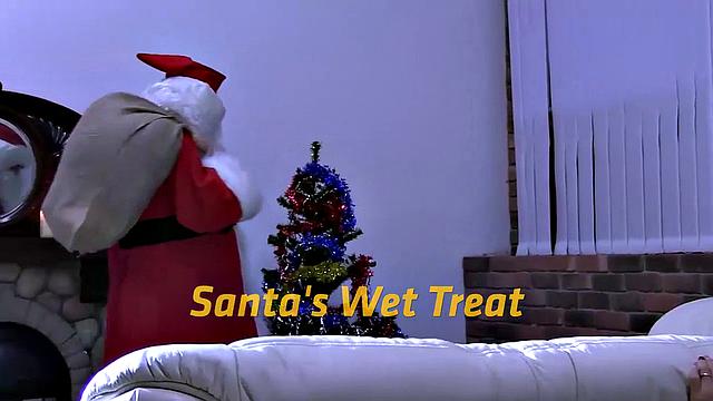 Santa Shares Cock And Cum