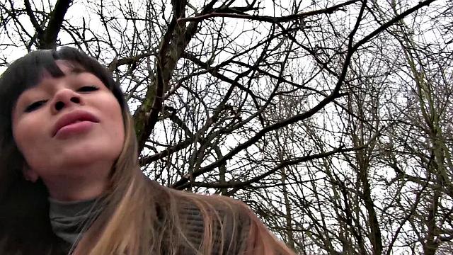 Watch this Russian MILF get her pussy creampied in POV masturbation