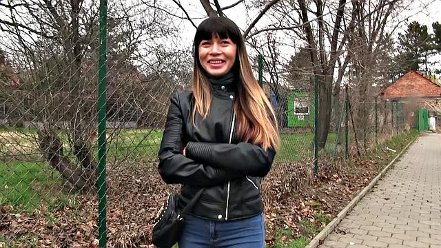 Watch this Russian MILF get her pussy creampied in POV masturbation