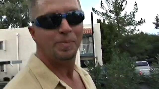 Fat Brunette Sizes Up Cock