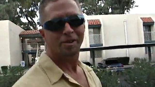 Fat Brunette Sizes Up Cock