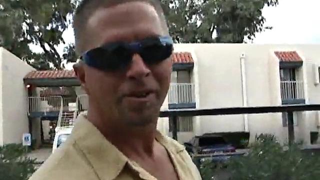 Fat Brunette Sizes Up Cock