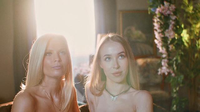 MIXEDX - Hot Lesbian Threesome With Gorgeous Stepsisters And Their New Roommate