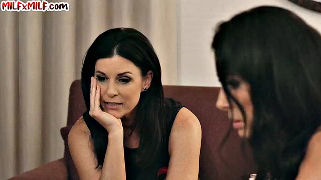 Stunning MILFs fingering each other